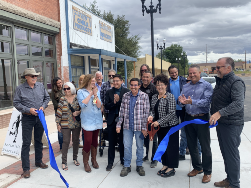 Belen ribbon cutting