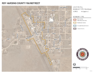 Map of Roy's MainStreet district boundaries