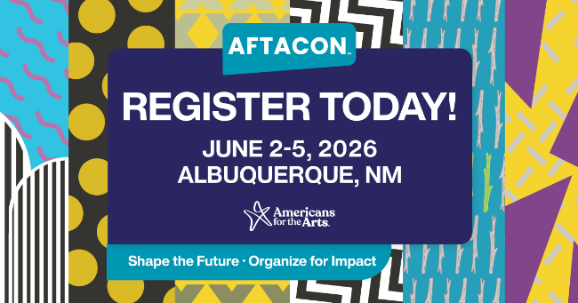 Americans for the Arts Con event flyer