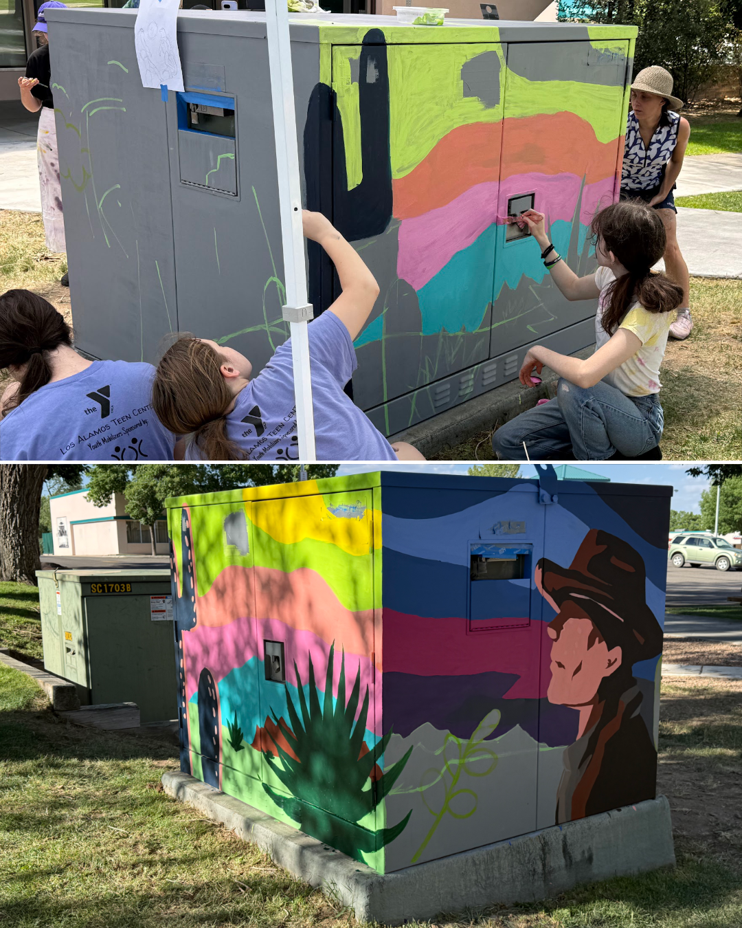 Los Alamos MainStreet and Creative District Launches "Voltage Visions" Youth Mural Project